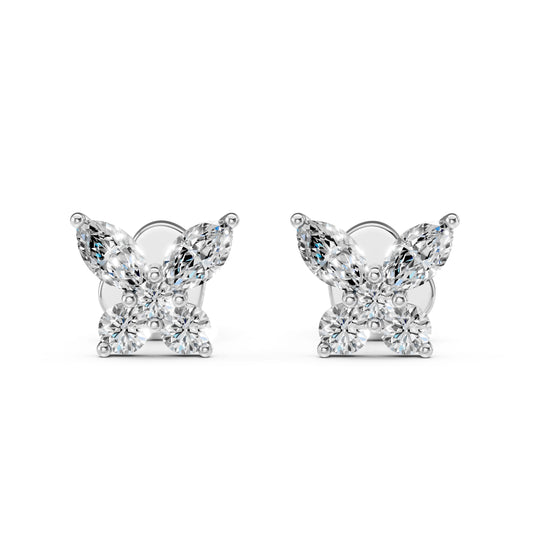 Illusion-Ohrringe (Marquise), 0.4 ct — 102-10192