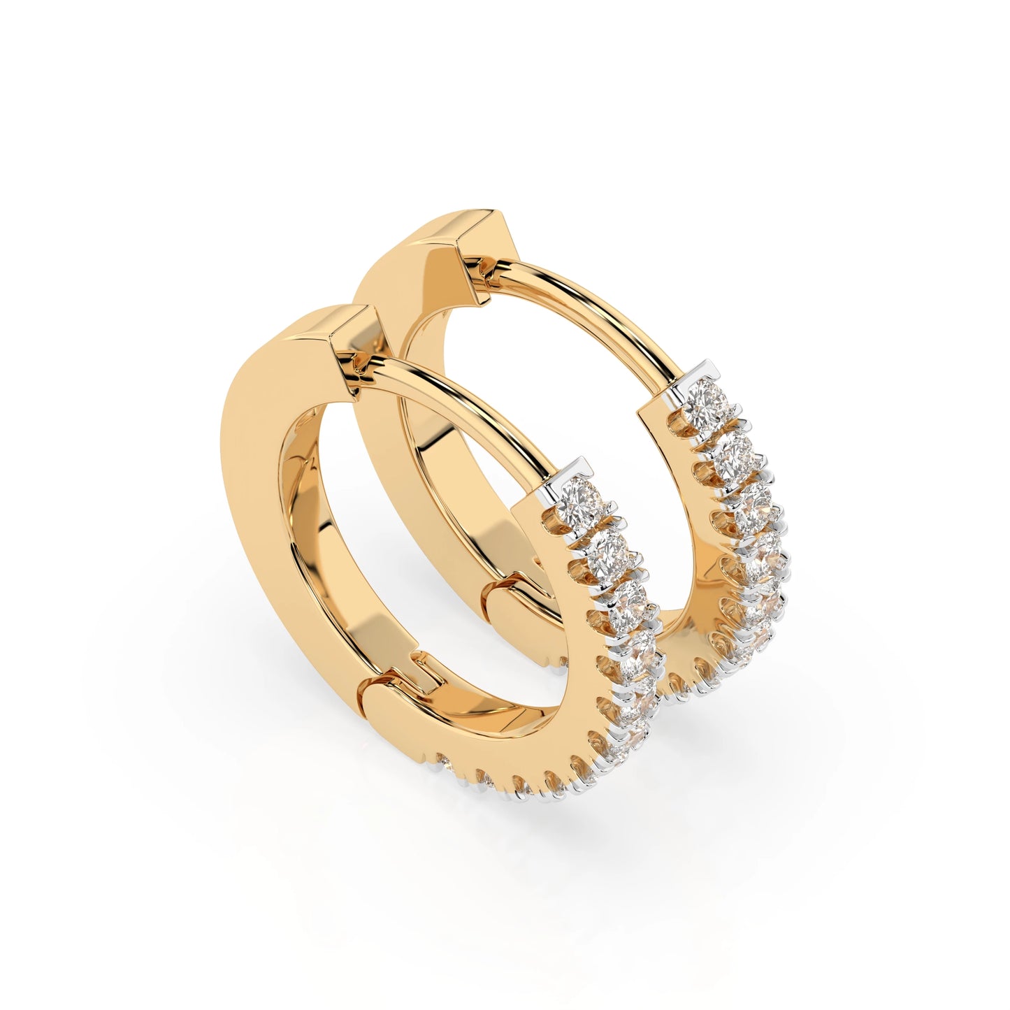Eternity-Ohrringe (Rund), 0.22 ct — 102-10109(1.3)