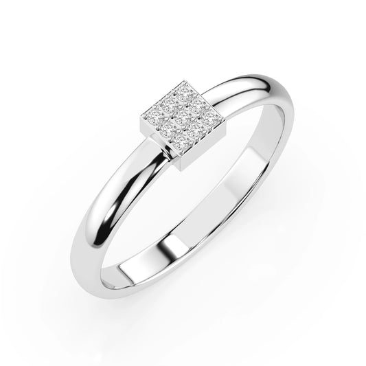 Illusion-Ring (Rund), 0.05 ct — 101-10063