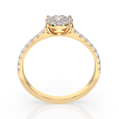 Solitär-Eternity-Ring (Rund), 0.06 ct — 101-10017(2.5)