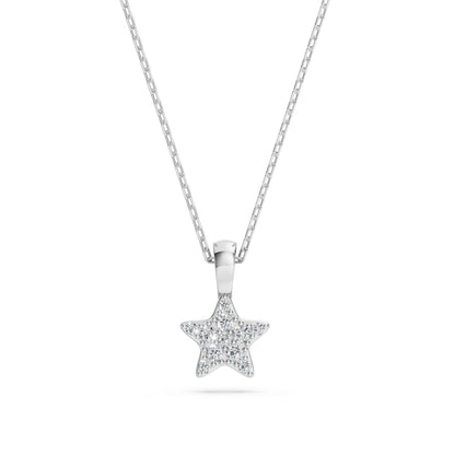 Minimalismus-Halskette (Rund), 0.03 ct — 104-10077
