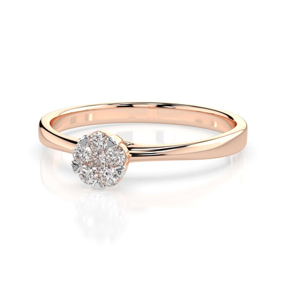 Illusion-Ring (Rund), 0.03 ct — 101-10015/1(2.0)