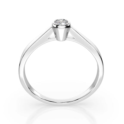 Solitär-Ring (Rund), 0.15 ct — 101-10010(3.4)