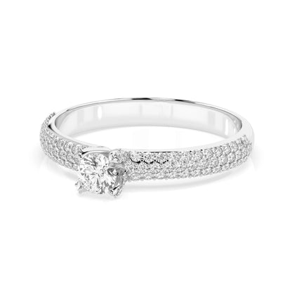 Solitär-Eternity-Ring (Rund), 0.17 ct — 101-10023