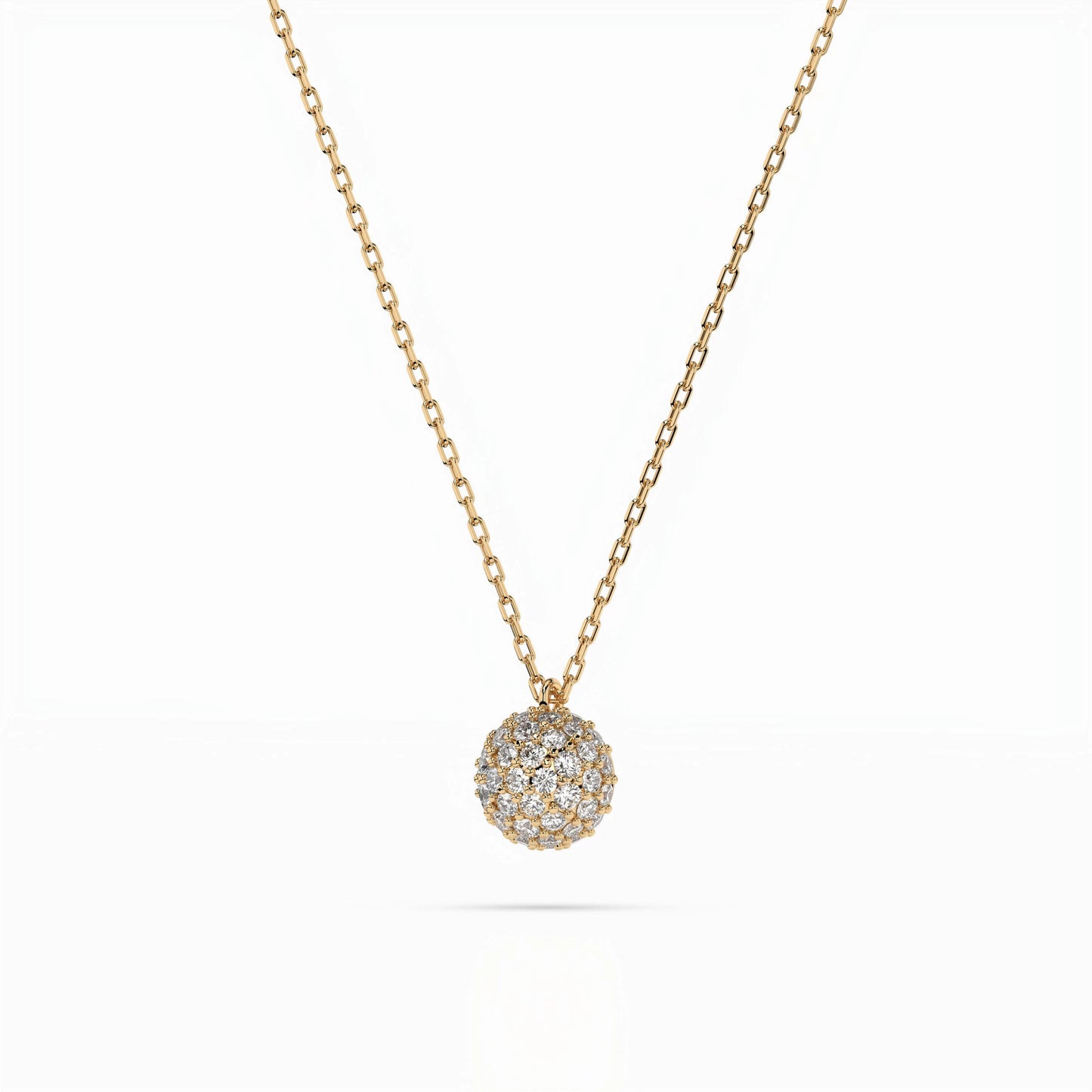 Illusion-Halskette (Rund), 0.23 ct — 104-10065