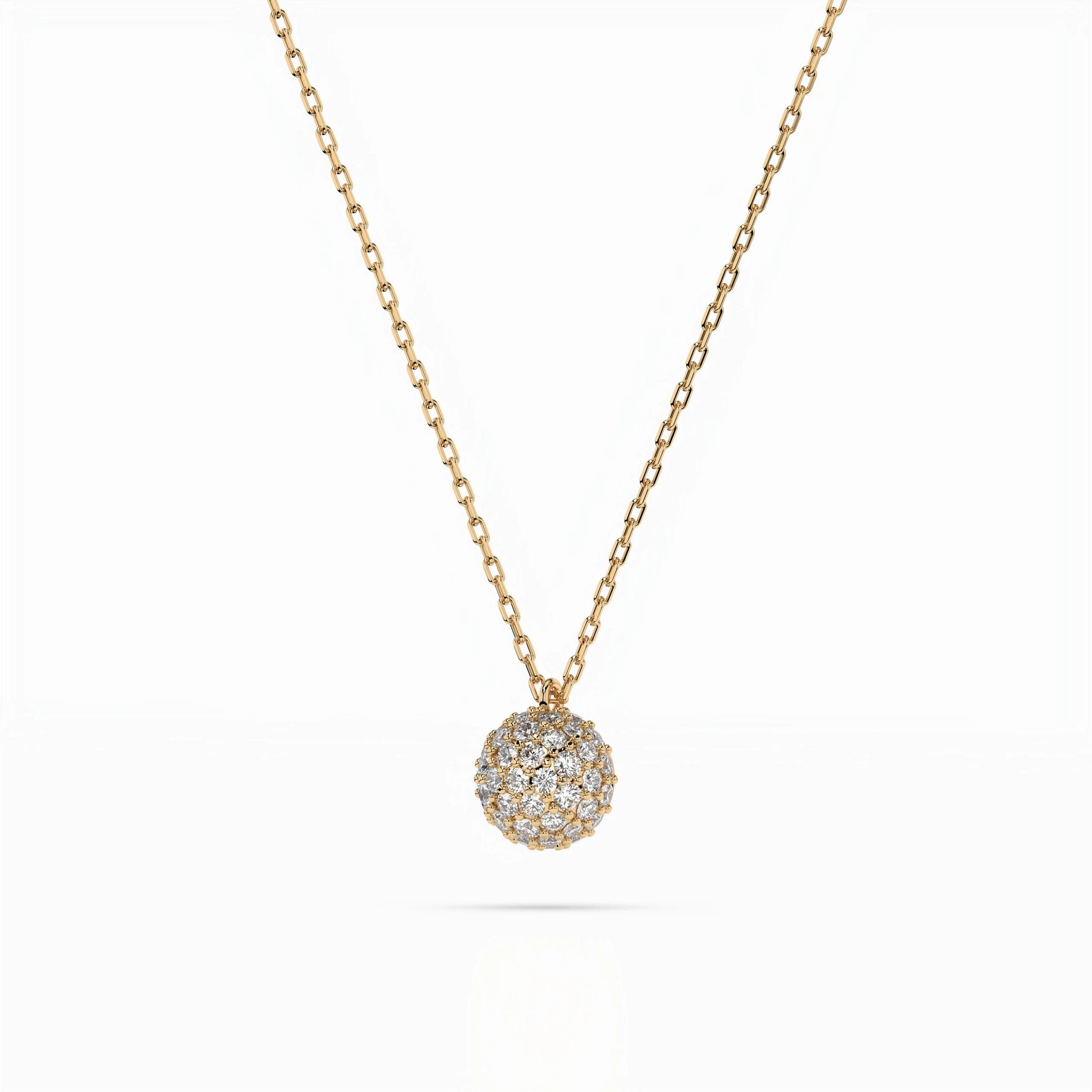 Illusion-Halskette (Rund), 0.23 ct — 104-10065