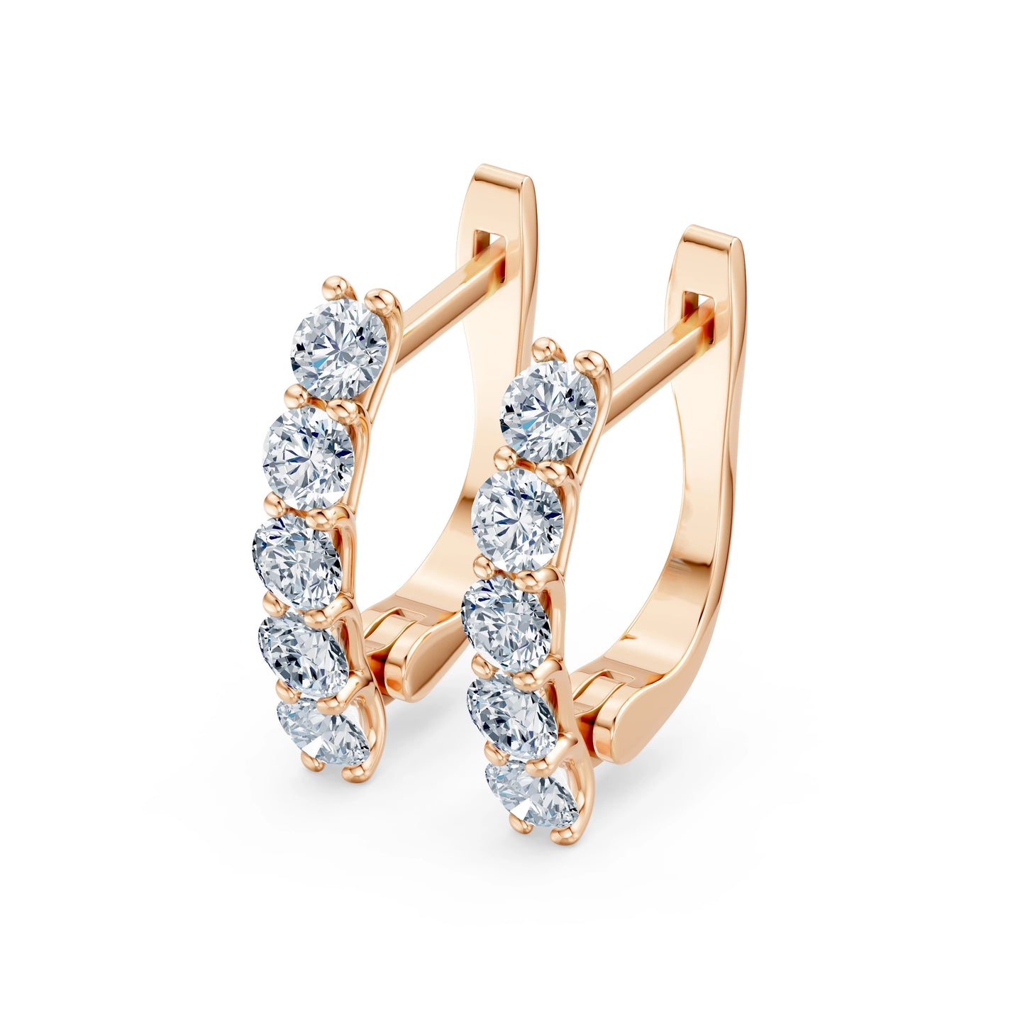 Eternity-Ohrringe, 1.0 ct — 102-10119(3.0)
