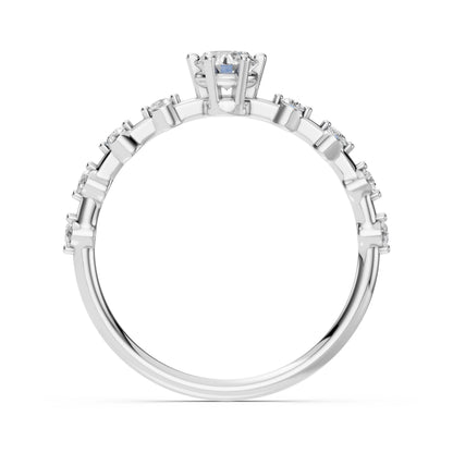 Solitär-Eternity-Ring (Rund), 0.3 ct — 101-10144(4.2)