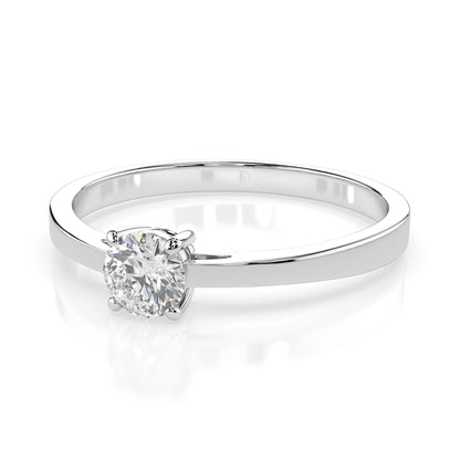 Solitär-Ring (Rund), 0.3 ct — 101-10012/1(4.2)